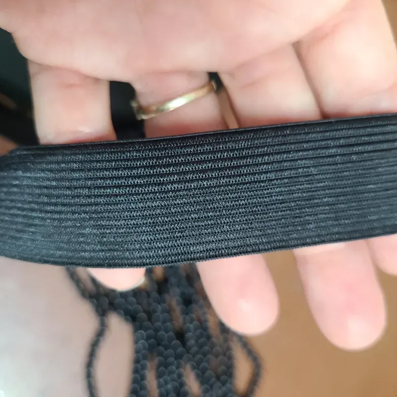 Elastico negro.2,5 cm