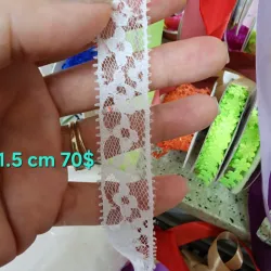 Encaje de 1.5 cm