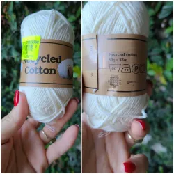 Estambre de algodon 50 g color arena