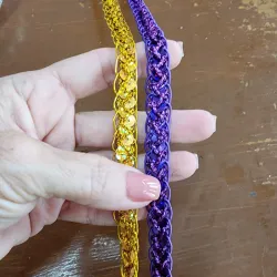 Galon de 1cm con lentejuela