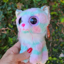 Gato peluche multicolor