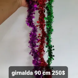 Girnalda  de 90 cm.solo verde 