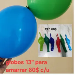 Globo 13 " fácil amarre