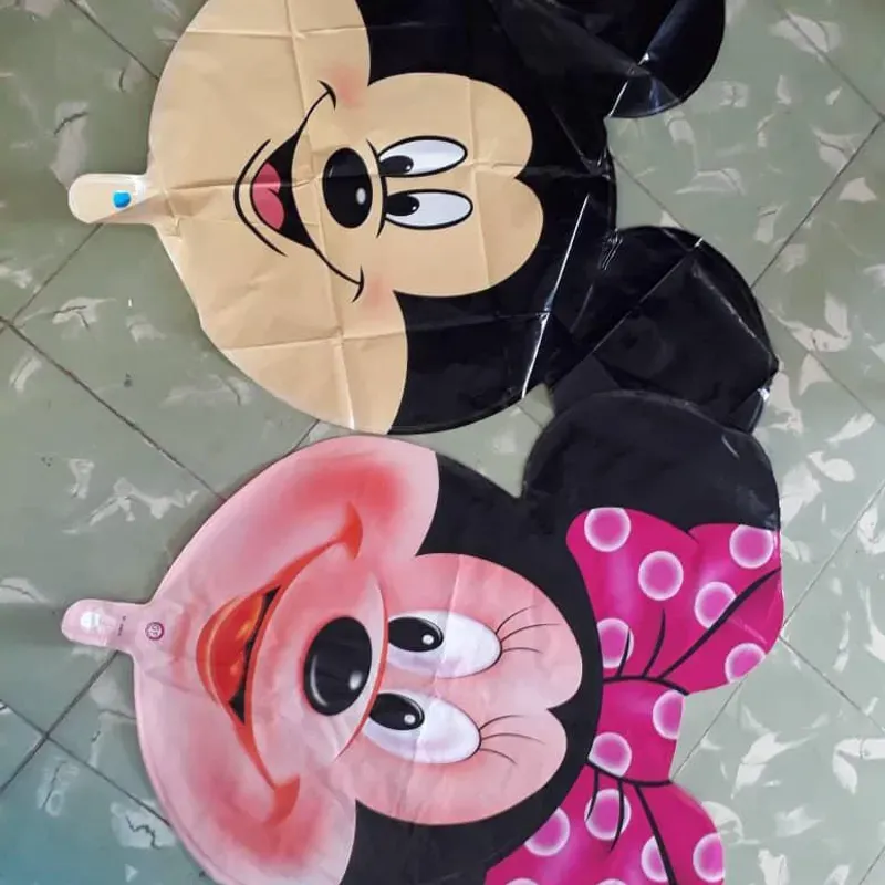 Globo cabeza de Minnie y Mickey Mousse