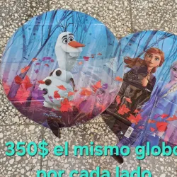 Globo frozen reverso olaf