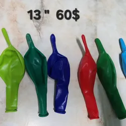 Globos 12" para decorar fácil amarre 