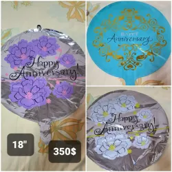 Globos 18" happy aniversario
