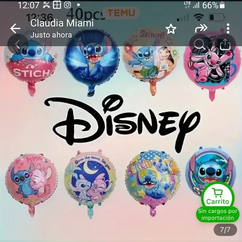 Globos 18"stich