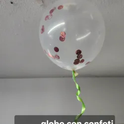 Globos con confeti