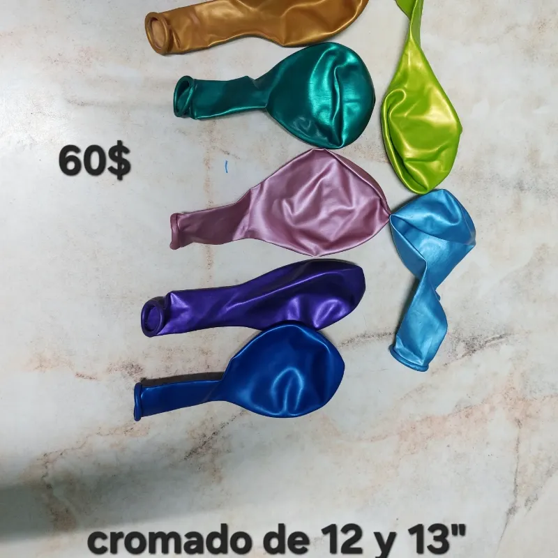 Globos cromados 12"