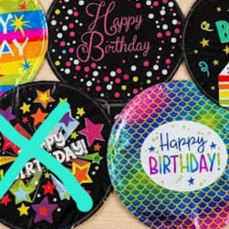Globos feliz cumpleaños 10"