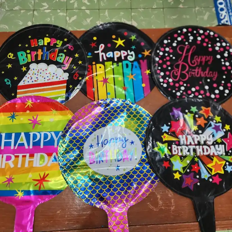 Globos Feliz cumpleaños 10"