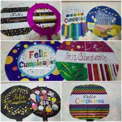 Globos feliz cumpleaños 18"