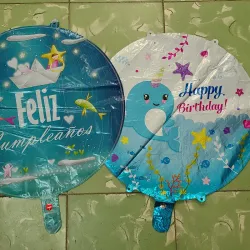 Globos metálicos 