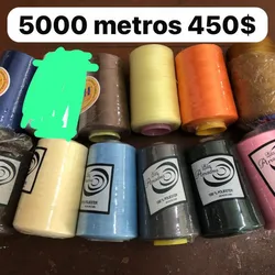 Hilo poliéster 6000yardas 5000 metros 