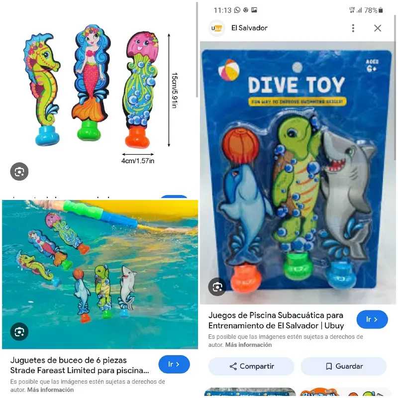 Juego para piscina