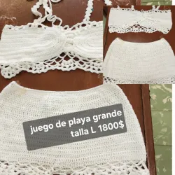 Juego tejido playa