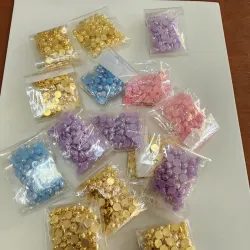 Medias perlas 6mm paquete por 100 unidades