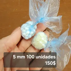 Medias perlas de 5 mm paquete por 100