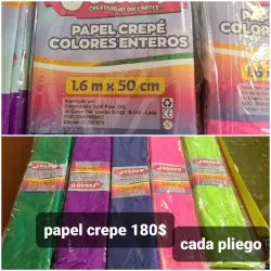Papel.crepe 1.60× 50 cm