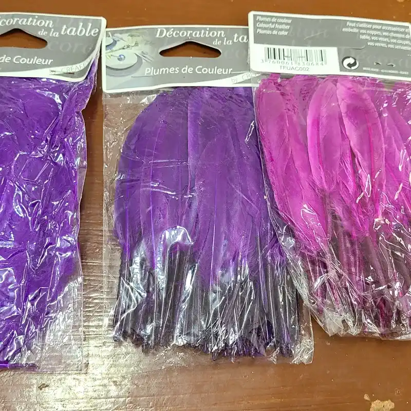 Paquetes de plumas 