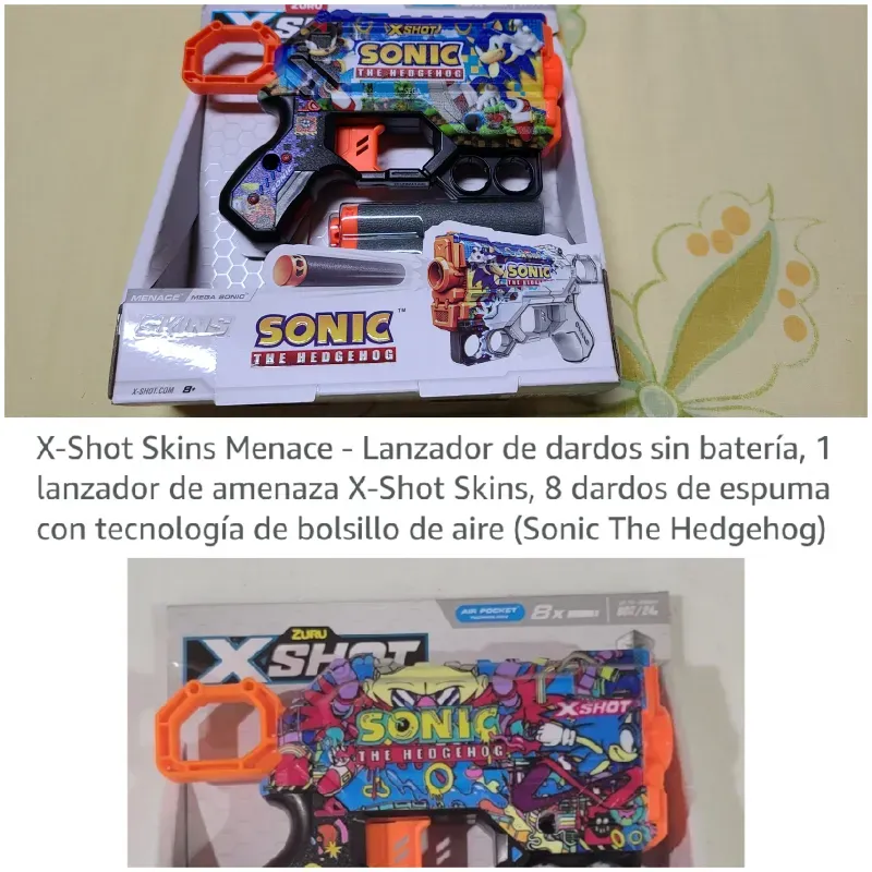 Pistola pequeña  sonic 