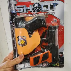 Pistolas y cartuchera