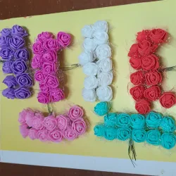 Ramo flor dd foamy por 12 unidades 