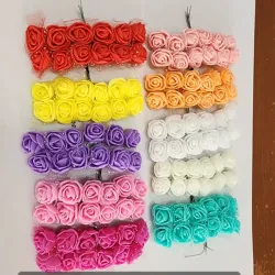 Ramo flor de foamy por 12 unidades 