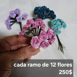 Ramos de flores satin