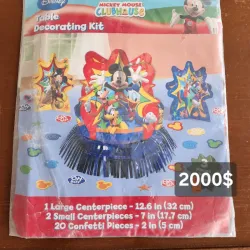 Set adorno.para mesa temática miki