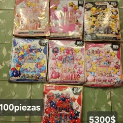 Set de 100 piezas  tematicos