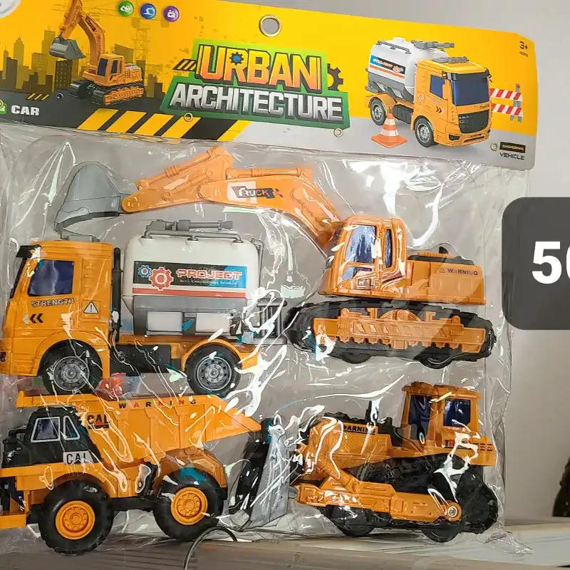 Set de carros construcción 