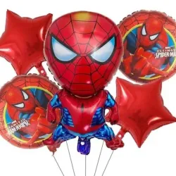 Set de globos metálicos Spiderman