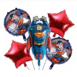 Set de globos metálicos Super Man