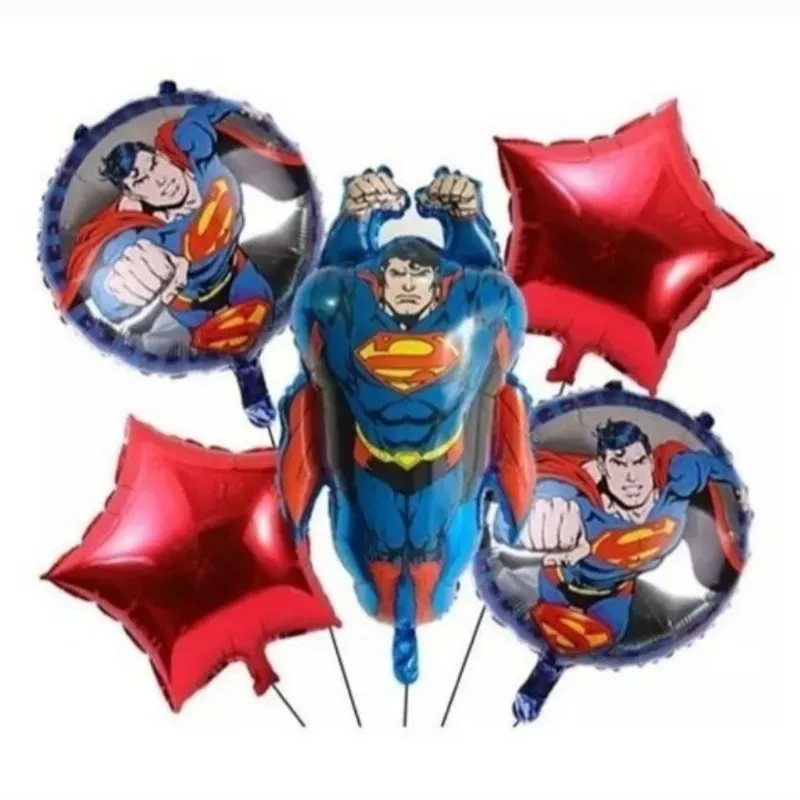 Set de globos metálicos Super Man