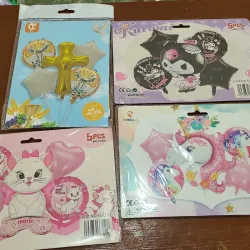 Set globos 5 piezas