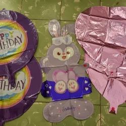 Set globos conejo