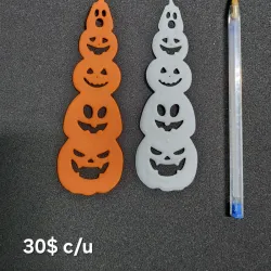 Troquelado  para halloween  calabaza