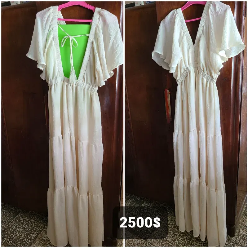 Vestido.talla M largo.