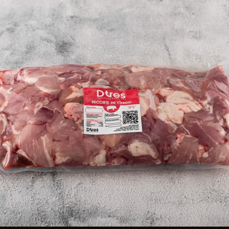 Recorte de carne de cerdo (Precio por Kg)