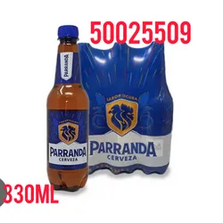 Cerveza Parranda 330ml, 6unidades
