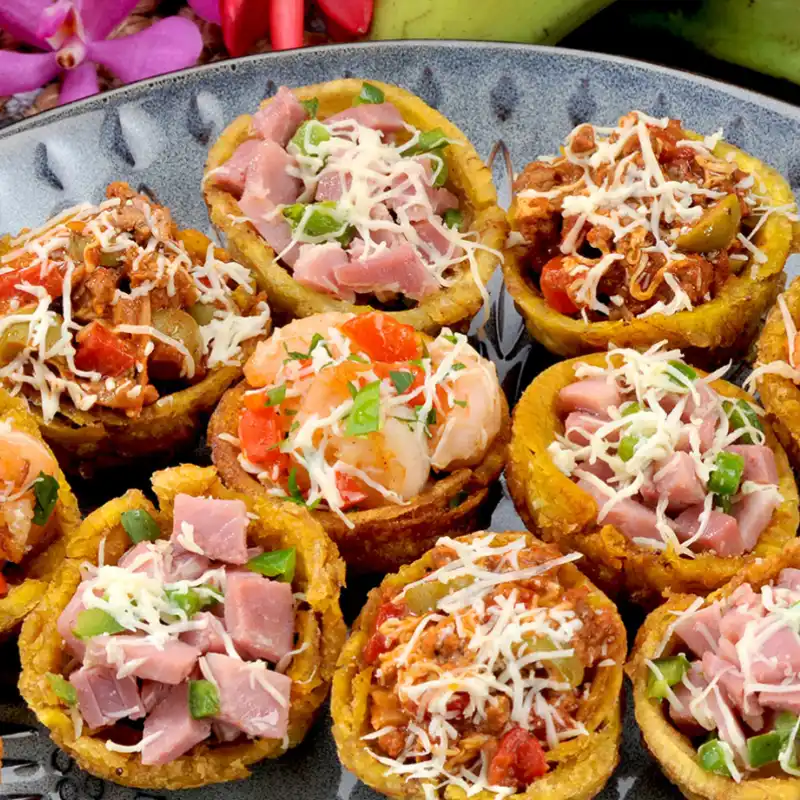 Tostones rellenos 