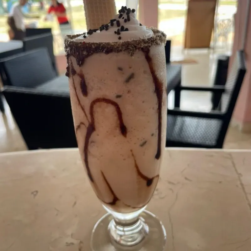 Batido de Avellana con Chispas de Chocolate.