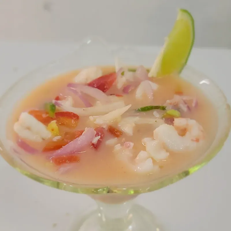 Ceviche de camarón