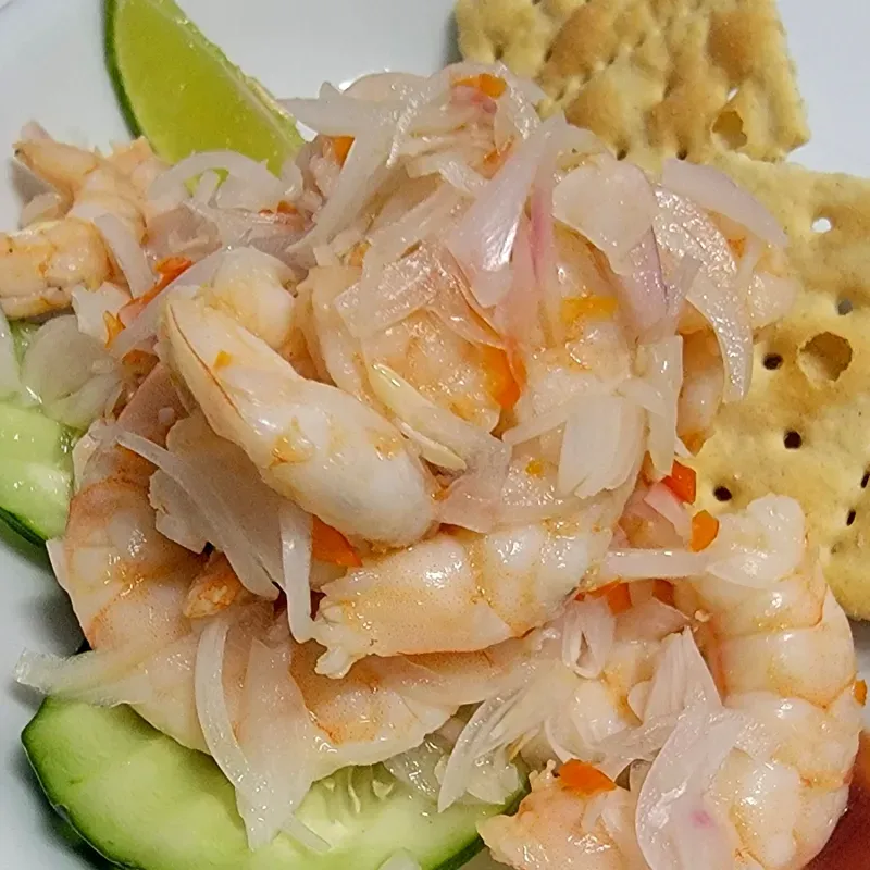 Ceviche de camarón