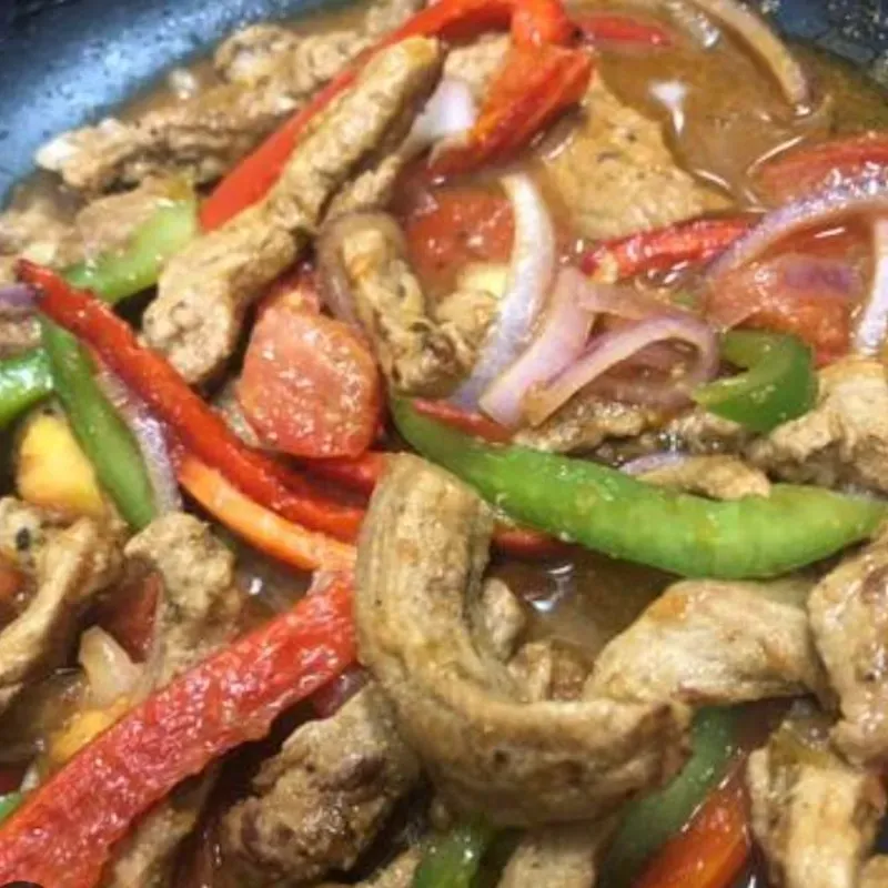 Fajitas de Lomo de Cerdo🐽