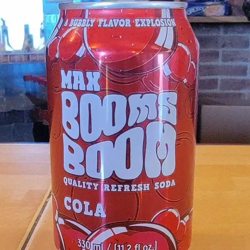 Refresco Max Boom Cola