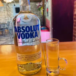 Shot de vodka Absolut
