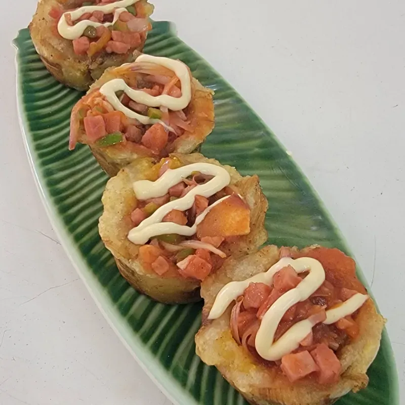Tachinos Rellenos con Jamón 